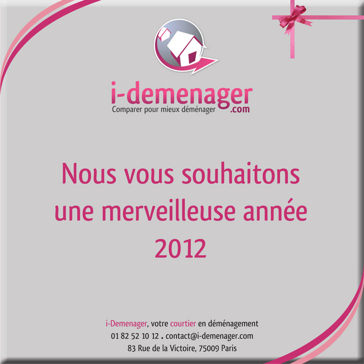 Excellente année 2012 avec i-Demenager !
